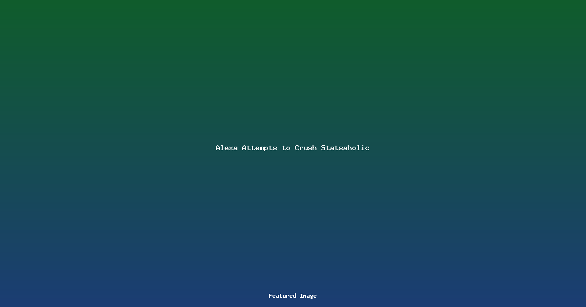 Alexa Attempts to Crush Statsaholic