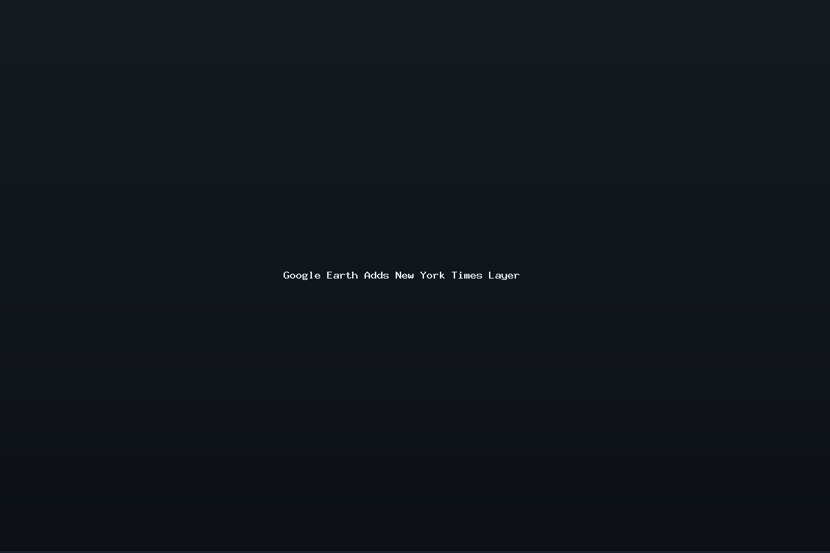 Google Earth Adds New York Times Layer