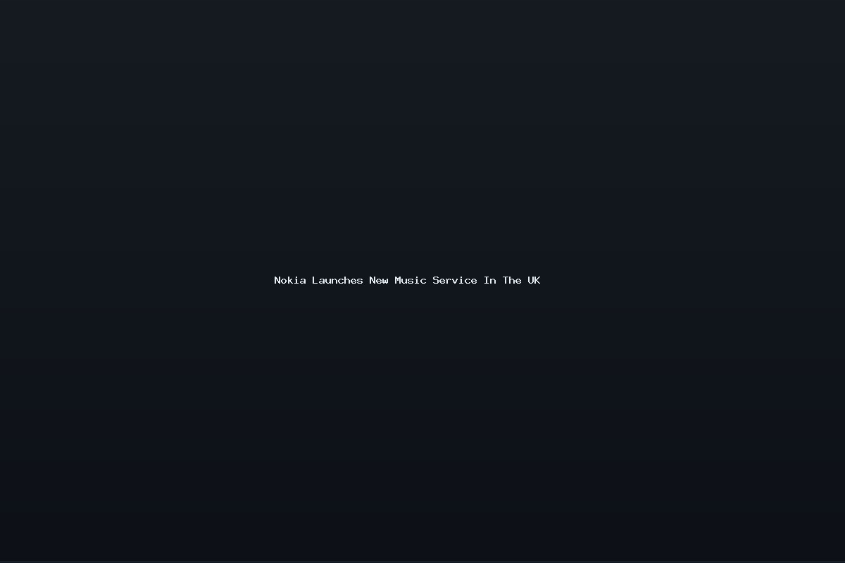 Nokia Launches New Music Service In The UK