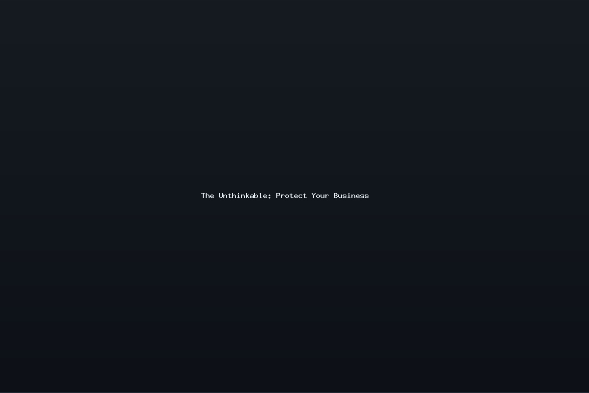 The Unthinkable: Protect Your Business