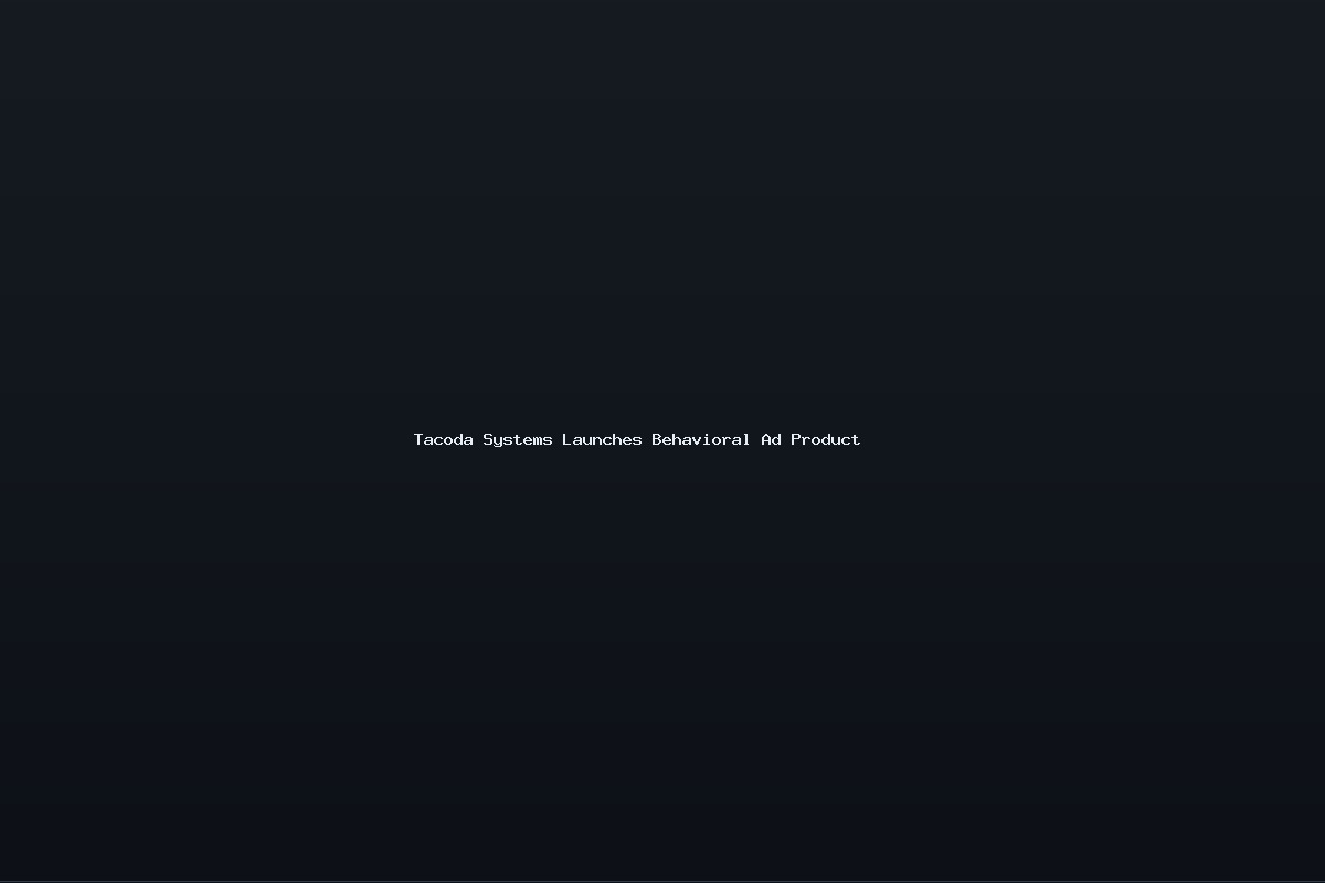 Tacoda Systems Launches Behavioral Ad Product