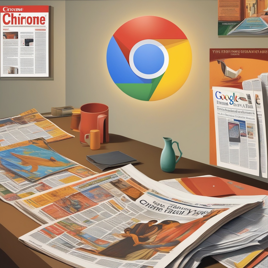 Google Pushes Chrome With Newspaper Ads