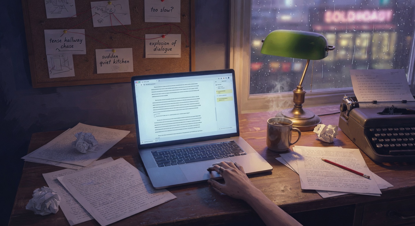 How to Ask an LLM for Scene Pacing Feedback as a Writer