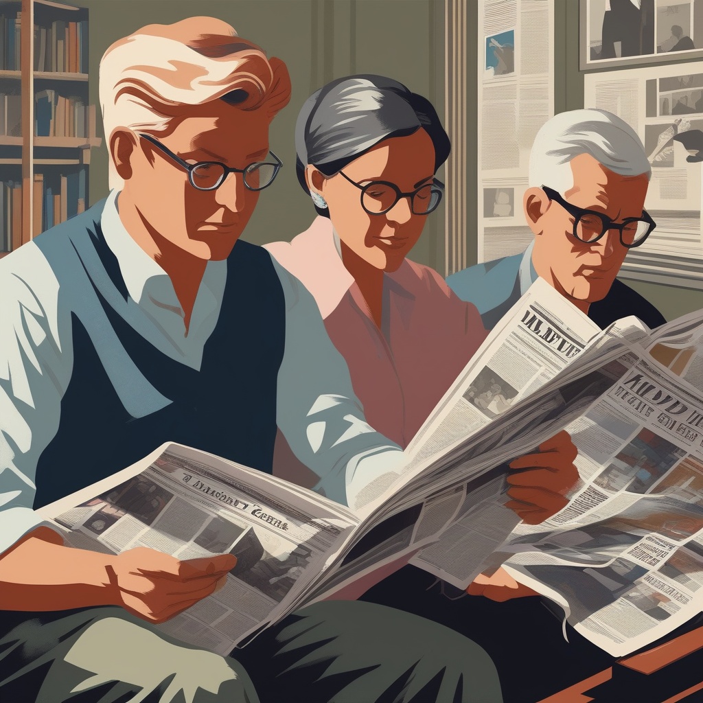 Majority Of Americans Reading Newspapers In Print And Online