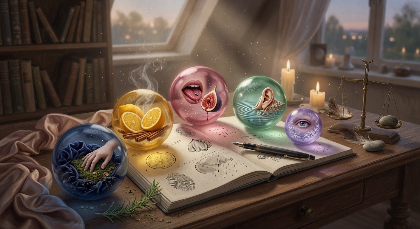 Sensory Writing Prompts Weighted by Sense to Enrich Your Stories